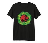 Jurassic World T-Rex Wreath T-Shirt Haut de Gamme