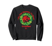 Jurassic World Tis The Season to Roar Grandpa Sweatshirt