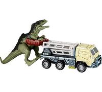 Jurassic World Toys Transporteurs de dinosaures, 1 véhicule et 1 à 2 mini dinosaures, à partir de 3 ans