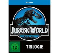 JURASSIC WORLD TRILOGIE - CHRIS PRATT,BRYCE DALLAS HOWARD,+ 3 BLU-RAY NEUF