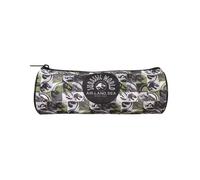 Jurassic World Trousse scolaire ronde Vert/Noir - Garçon 1 compartiment zippé