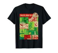 Jurassic World Twelve Days of Dinosaurs T-Shirt