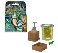 Jurassic World Unboxing Crushivores Mini Dinosaur Toy Figure in Rip-Open Package