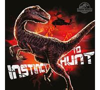 Jurassic World WDC101124 Toile Imprimée, Coton, Multicolore, 40 x 40 cm
