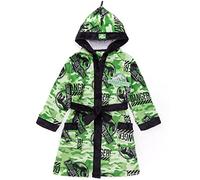 Jurassic World World Weking Boys Kids Camo T Rex PJS Robe de peignoir 5-6 ans