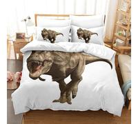 Jurassische Welt Impression En D Parure De Couette Avec Fermeture Eclair Housse De Couette Respirante£¬Pour Tout Le Monde£¬Dinosaurier Housse De Couette