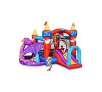 HAPPY HOP Château - Aire de jeux gonflable Dragon