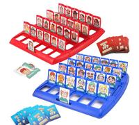 JurciCat 96 Pièces Qui Est Ce Jeu De Devinettes Amusant Qui Est Ce Jeux De Societe Jeu De Société Classic pour Enfants pour Le Plaisir De La Famille Et des Fêtes (Couleur)