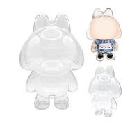 JurciCat Housse Transparente en pour RABU-BU pour La Protection des Jouets Installation Moderne Et Durable Rangement Facile Et Exposition Protéger Votre Poupée（Cry）