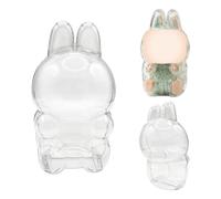 JurciCat Housse Transparente en pour RABU-BU pour La Protection des Jouets Installation Moderne Et Durable Rangement Facile Et Exposition Protéger Votre Poupée（Position Assise）