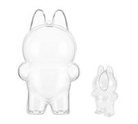 JurciCat Housse Transparente en pour RABU-BU pour La Protection des Jouets Installation Moderne Et Durable Rangement Facile Et Exposition Protéger Votre Poupée（Debout）