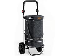 Jurhan Chariot de Courses Easy 50L (Black)