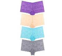 JurHevty Culotte en dentelle grande taille pour femme, Multiple-4, 5XL plus