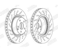 JURID 562101JC-1 Disque de frein pour MERCEDES-BENZ