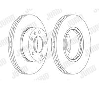 JURID 562190JC-1 Disque de frein pour NISSAN,OPEL,RENAULT,VAUXHALL