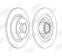 JURID 562377J-1 Disque de frein