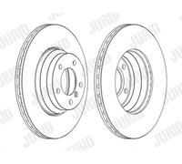 Jurid Disque de frein 562395JC-1 ventilé Ø330 mm avant pour BMW