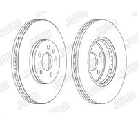 JURID 562511JC-1 Disque de frein pour AUDI