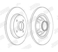 JURID 562611J-1 Disque de frein
