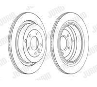 JURID 562657JC-1 Disque de frein pour LAND ROVER