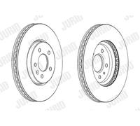 JURID 562852JC-1 Disque de frein pour OPEL,VAUXHALL