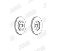 JURID 562945JC-1 Disque de frein pour SUBARU