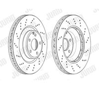 JURID 563016JC-1 Disque de frein pour MERCEDES-BENZ