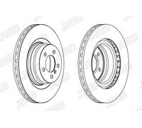 JURID 563022JC-1 Disque de frein pour LAND ROVER