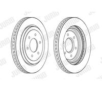 JURID 563024JC-1 Disque de frein pour NISSAN