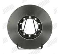 JURID 567954J 2x Disque de frein Avant Ø276mm Hauteur: 44mm Épaisseur: 24mm Cercle de percage -Ø: 120mm ventilé