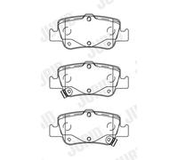 JURID 572601J Kit de plaquettes de frein, frein à disque pour TOYOTA