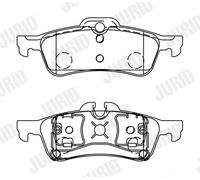 JURID 573056J Kit de plaquettes de frein, frein à disque pour MINI