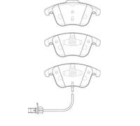 JURID 573258J Plaquettes de frein