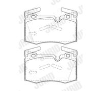 JURID 573423J Kit de plaquettes de frein, frein à disque pour MINI
