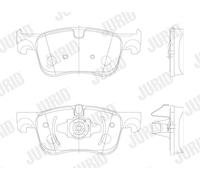 JURID 573604J Kit de plaquettes de frein, frein à disque pour CITROËN,OPEL,PEUGE