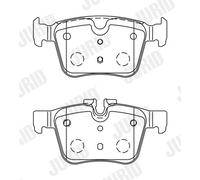 JURID 573772J Kit de plaquettes de frein, frein à disque pour JAGUAR,LAND ROVER,