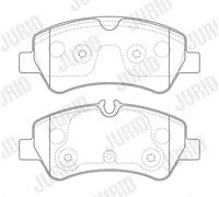 JURID 573836J Kit de plaquettes de frein, frein à disque pour FORD