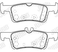 JURID 573872J Kit de plaquettes de frein, frein à disque pour FORD
