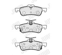 JURID 573873J Kit de plaquettes de frein, frein à disque pour HONDA