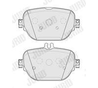 JURID 574034J Kit de plaquettes de frein, frein à disque pour MERCEDES-BENZ