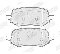 JURID 574109J Kit de plaquettes de frein, frein à disque pour FORD