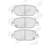 JURID 574115J Kit de plaquettes de frein, frein à disque pour HONDA