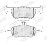 JURID 574222J Kit de plaquettes de frein, frein à disque pour HONDA