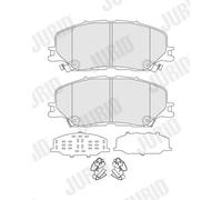 JURID 574270J Kit de plaquettes de frein, frein à disque pour ISUZU,MAZDA