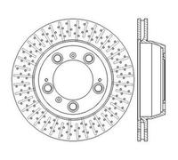 JURID BRAKE DISC, 562585JC, REAR, FOR PORSCHE BOXSTER SPYDER 2007-2011, OE-MATCHING QUALITY, SMOOTH & QUIET BRAKING