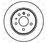 JURID Disques de Frein Arrière Ø279mm pour Mercedes-Benz Aileron CLASSE Coupé