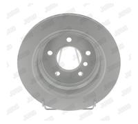 JURID Disques de Frein Arrière Ø298 MM Ventilé pour BMW 5er E39 Alpina B10