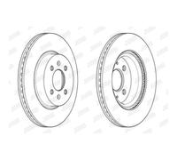 JURID Disques de Frein Avant Ø280 MM Ventilé pour Kia Rio III Ub Yb Sc Couleurs