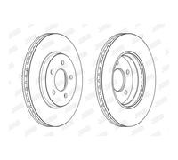 JURID Disques De Frein Avant Pour Ford Maverick Mazda Tribute EP 2.3 AWD 3.0