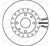 JURID Disques De Frein Avant Ventilés Pour Lada Kalina Kombi 2194 1117 2192